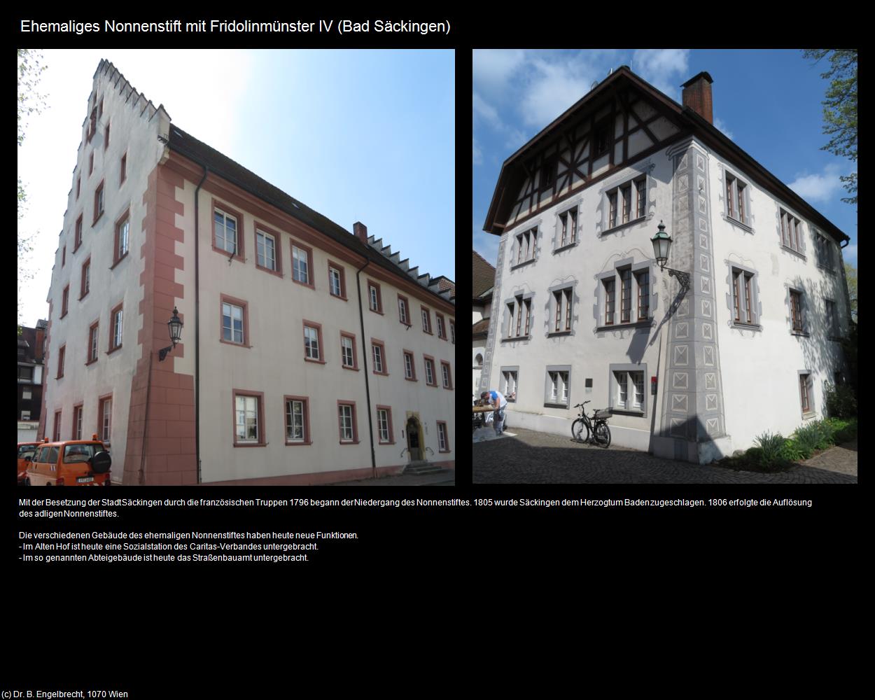 Ehem. Nonnenstift mit Fridolinmünster IV (Bad Säckingen) in Kulturatlas-BADEN-WÜRTTEMBERG