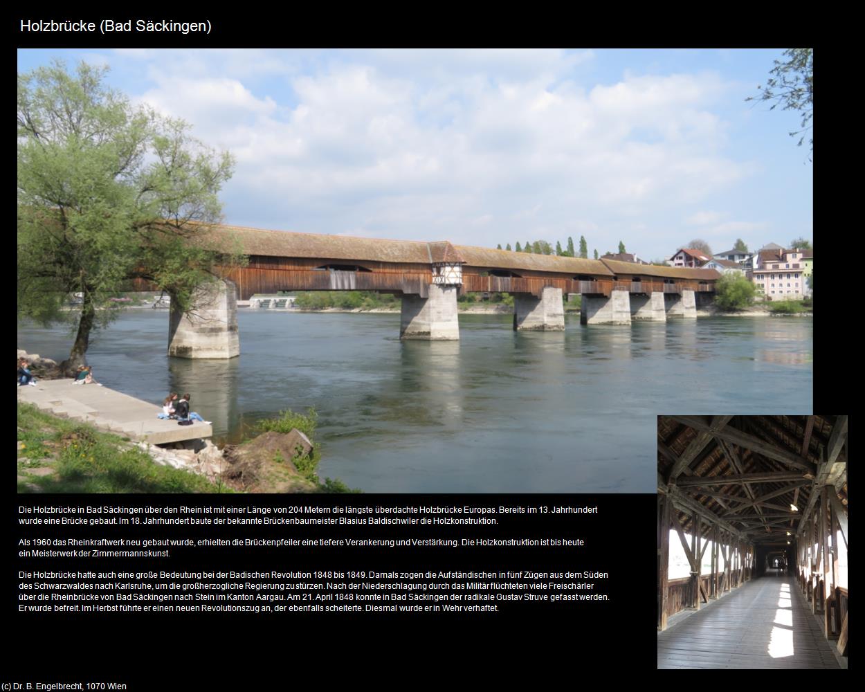 Holzbrücke (Bad Säckingen) in Kulturatlas-BADEN-WÜRTTEMBERG