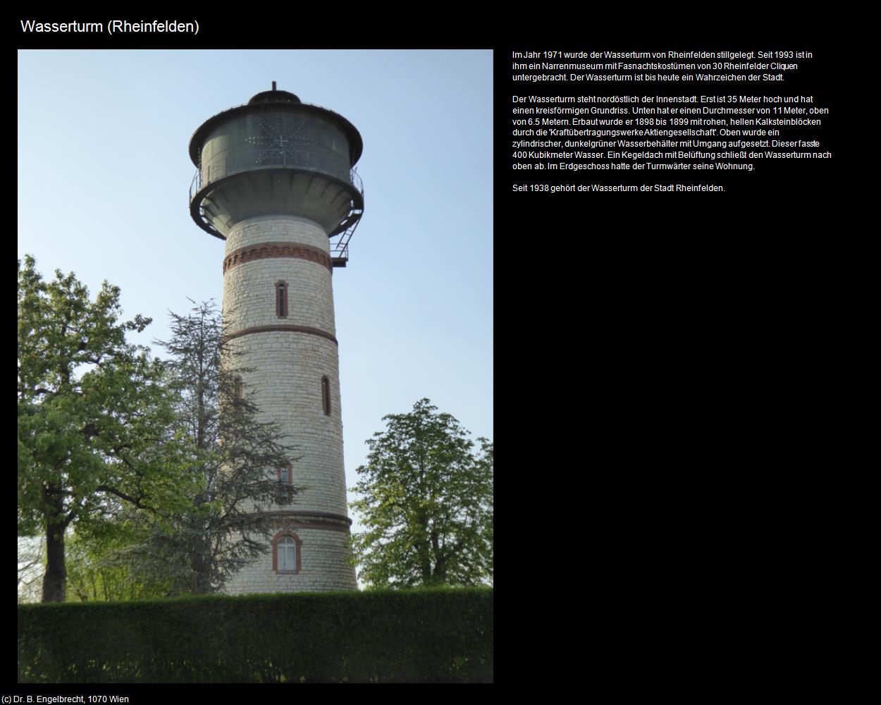 Wasserturm (Rheinfelden) in Kulturatlas-BADEN-WÜRTTEMBERG