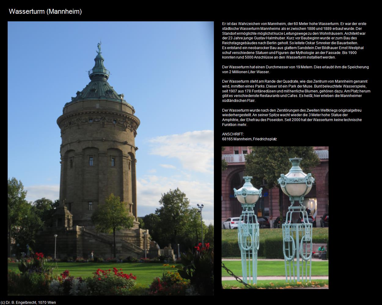 Wasserturm (Mannheim) in Kulturatlas-BADEN-WÜRTTEMBERG