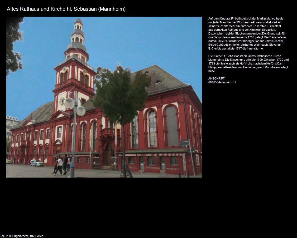 Altes Rathaus und Kirche hl. Sebastian (Mannheim) in Kulturatlas-BADEN-WÜRTTEMBERG