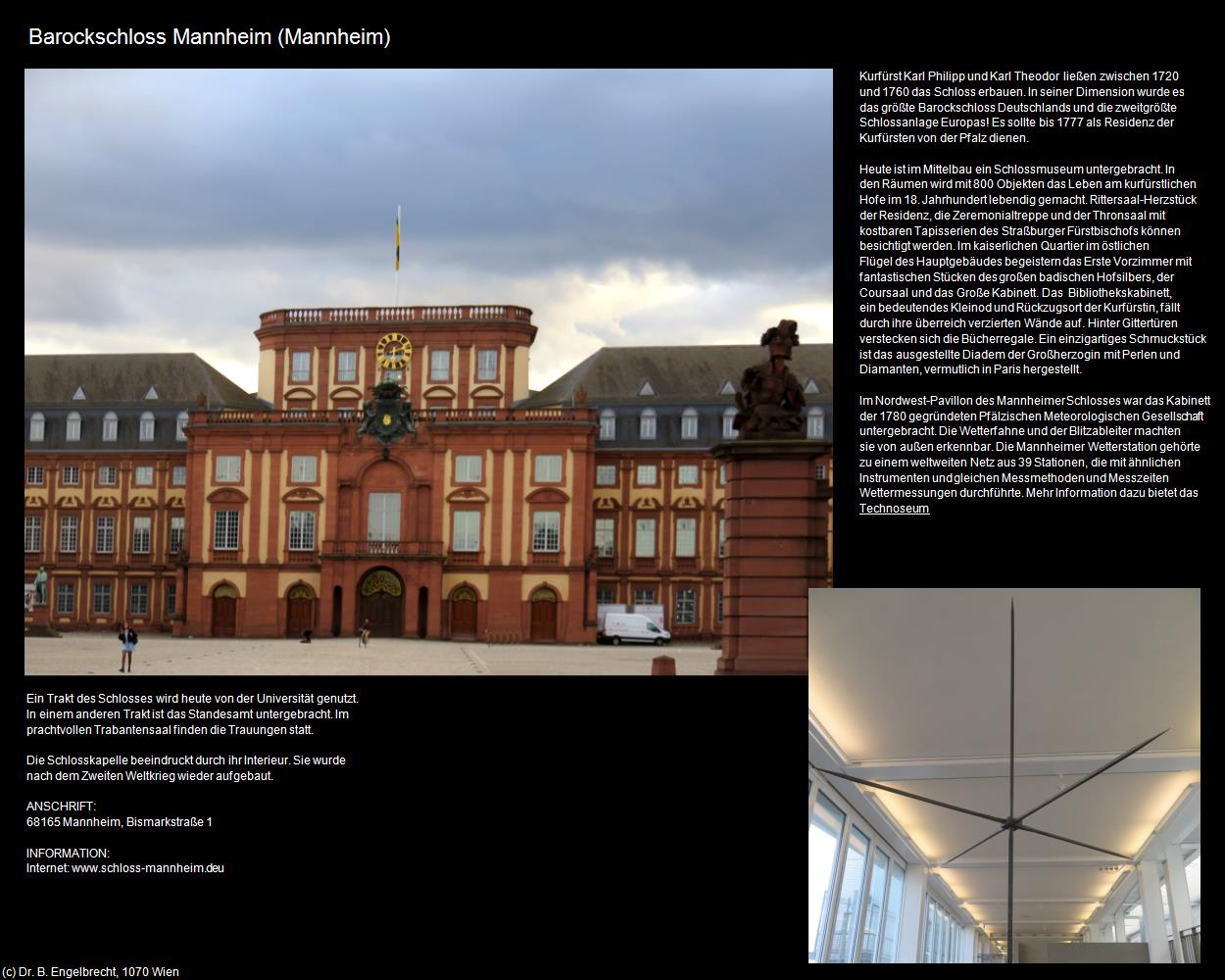 Barockschloss Mannheim (Mannheim) in Kulturatlas-BADEN-WÜRTTEMBERG(c)B.Engelbrecht