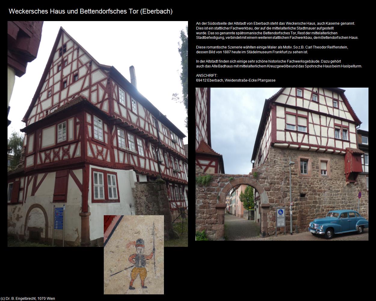 Bettendorfsches Tor und Weckersches Haus  (Eberbach) in Kulturatlas-BADEN-WÜRTTEMBERG