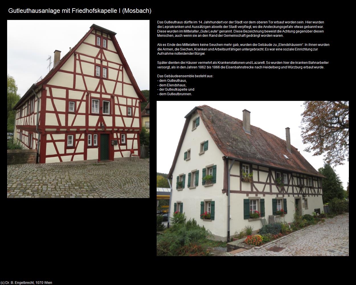 Gutleuthausanlage mit Friedhofskapelle I (Mosbach) in Kulturatlas-BADEN-WÜRTTEMBERG