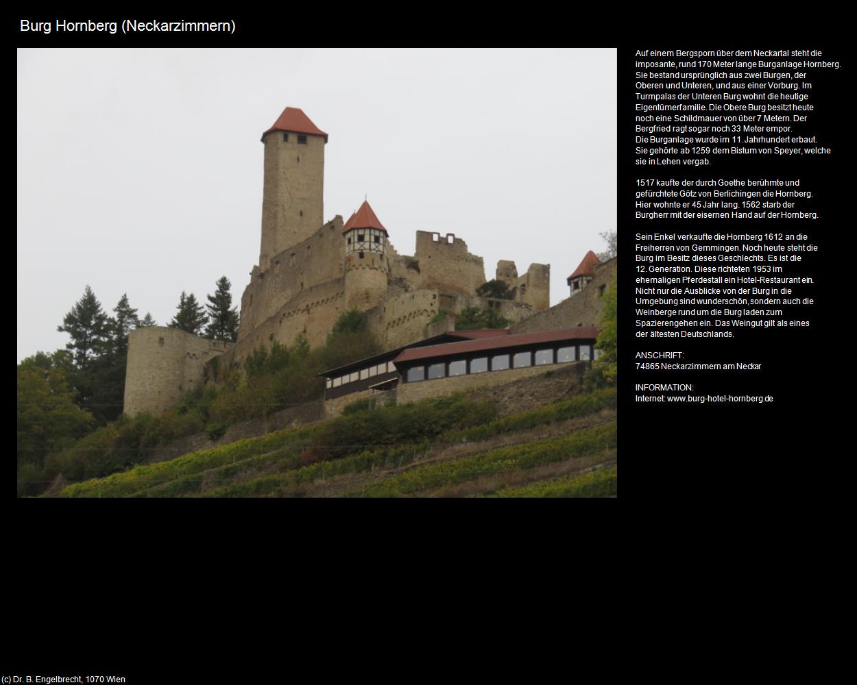 Burg Hornberg (Neckarzimmern) in Kulturatlas-BADEN-WÜRTTEMBERG