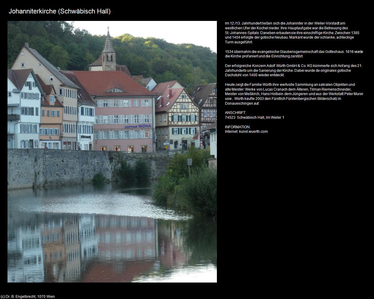 Johanniterkirche (Schwäbisch Hall) in Kulturatlas-BADEN-WÜRTTEMBERG