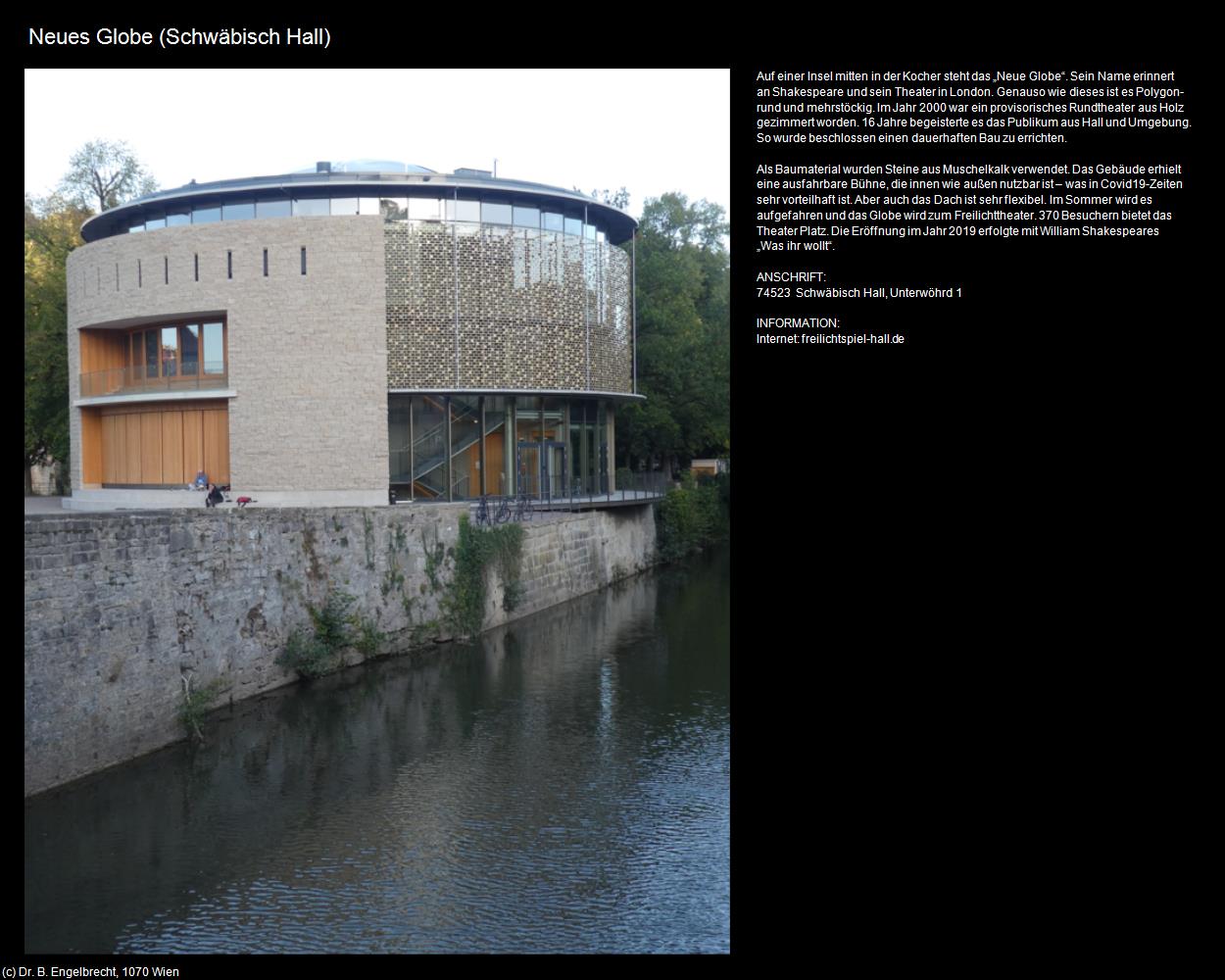 Neues Globe (Schwäbisch Hall) in Kulturatlas-BADEN-WÜRTTEMBERG