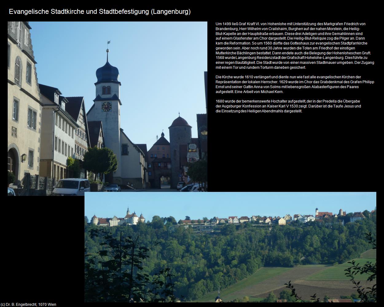 Ev. Stadtkirche und Stadtbefestigung (Langenburg) in Kulturatlas-BADEN-WÜRTTEMBERG