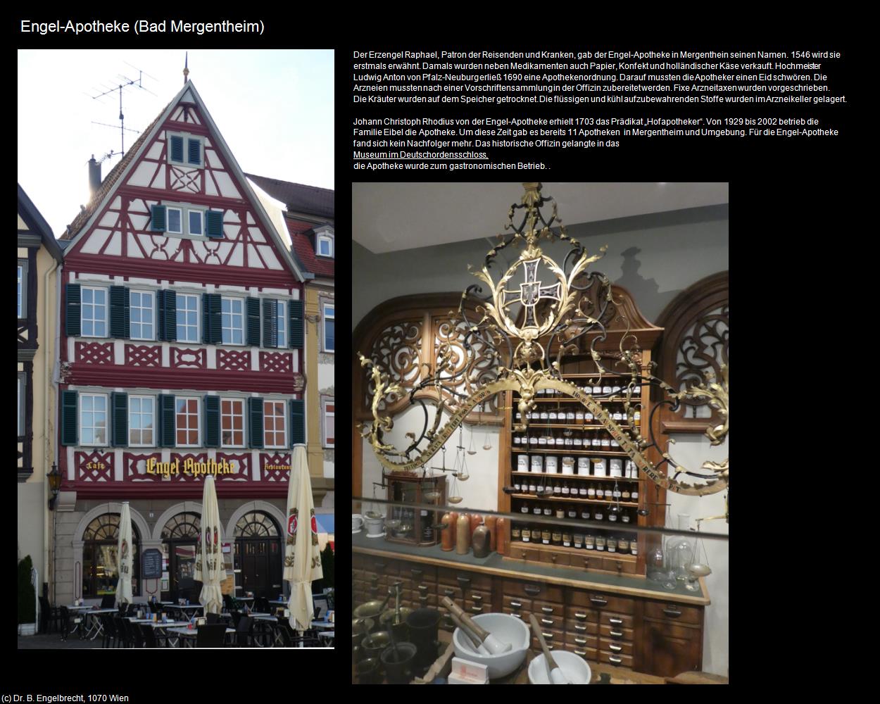 Engel-Apotheke (Bad Mergentheim) in Kulturatlas-BADEN-WÜRTTEMBERG(c)B.Engelbrecht