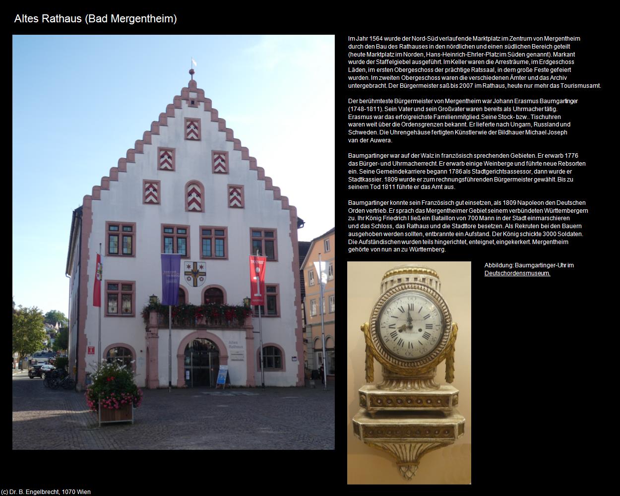 Altes Rathaus (Bad Mergentheim) in Kulturatlas-BADEN-WÜRTTEMBERG(c)B.Engelbrecht