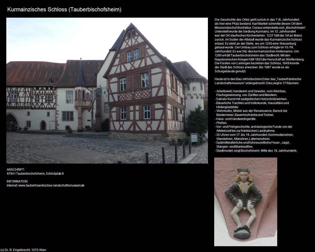 Kurmainzische Schloss (Tauberbischofsheim) in Kulturatlas-BADEN-WÜRTTEMBERG