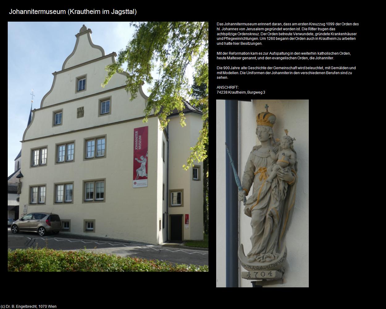 Johannitermuseum (Krautheim im Jagsttal) in Kulturatlas-BADEN-WÜRTTEMBERG