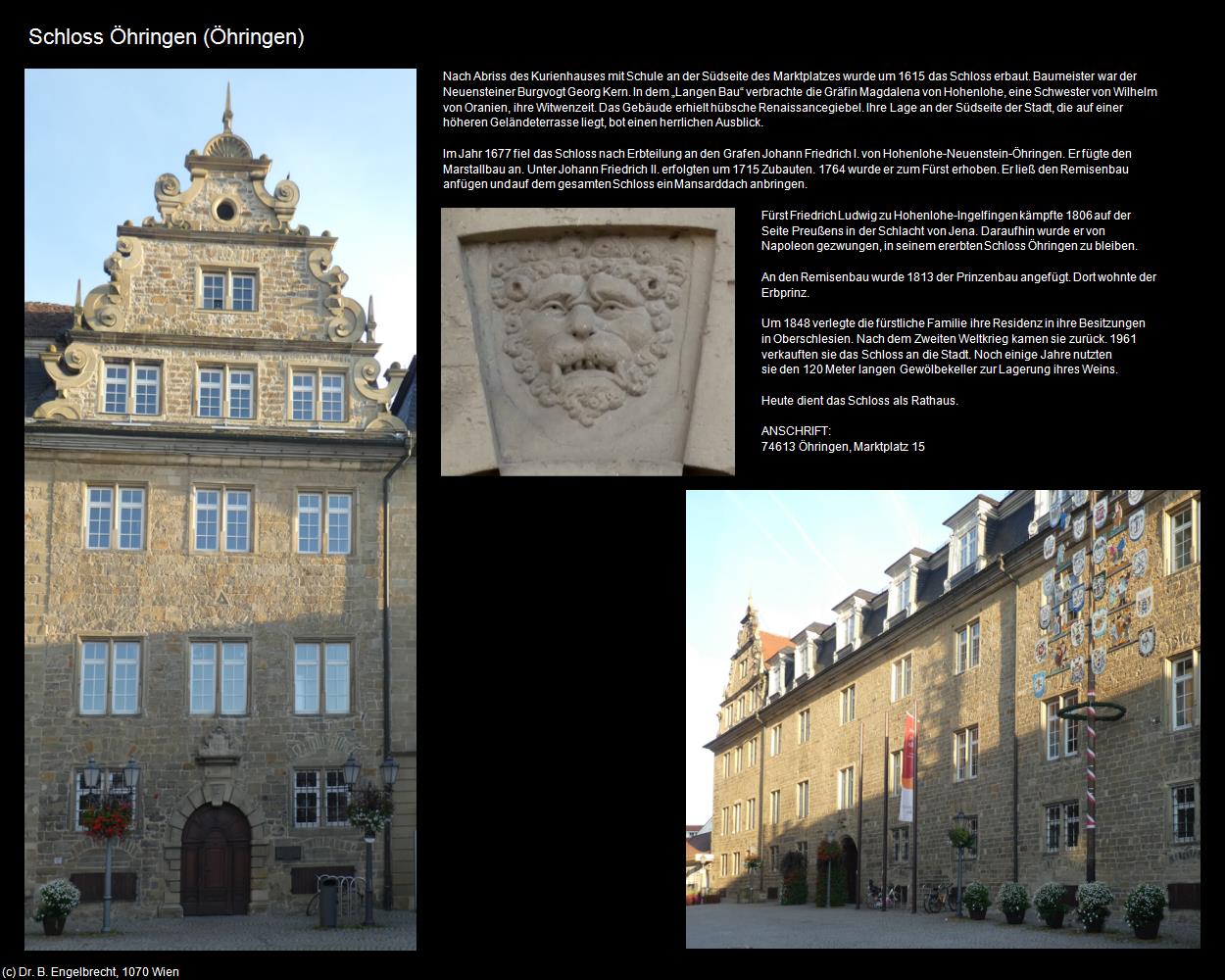 Schloss Öhringen (Öhringen) in Kulturatlas-BADEN-WÜRTTEMBERG