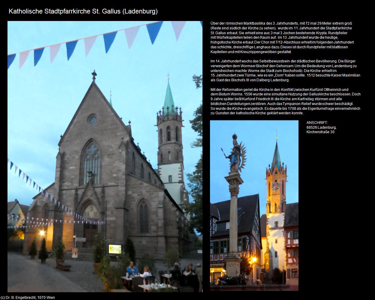 Kath. Stadtpfk. St. Gallus (Ladenburg)  (Ladenburg) in Kulturatlas-BADEN-WÜRTTEMBERG