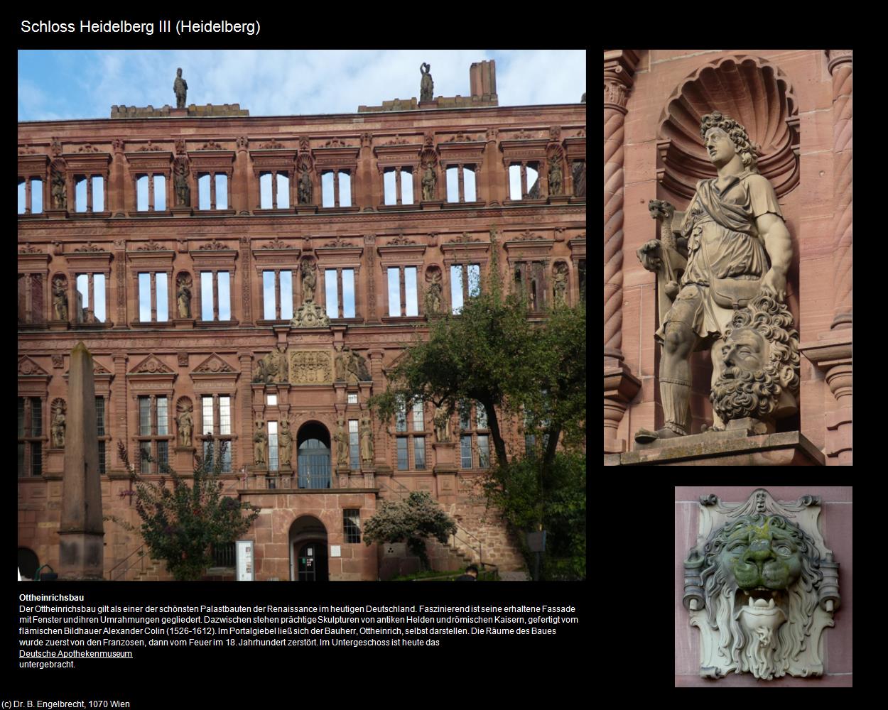 Schloss Heidelberg III (Heidelberg) in Kulturatlas-BADEN-WÜRTTEMBERG(c)B.Engelbrecht