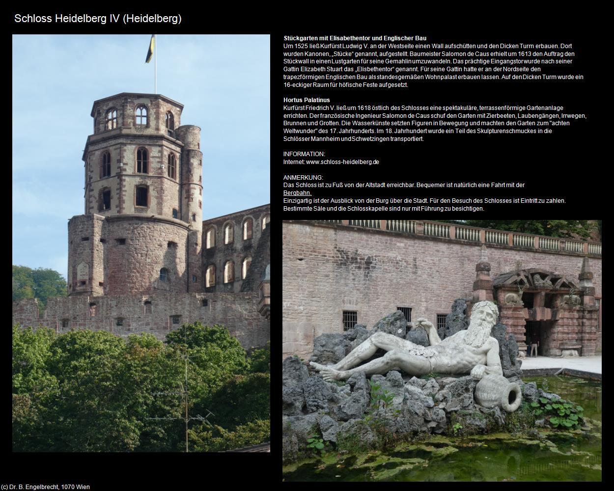 Schloss Heidelberg IV (Heidelberg) in Kulturatlas-BADEN-WÜRTTEMBERG(c)B.Engelbrecht