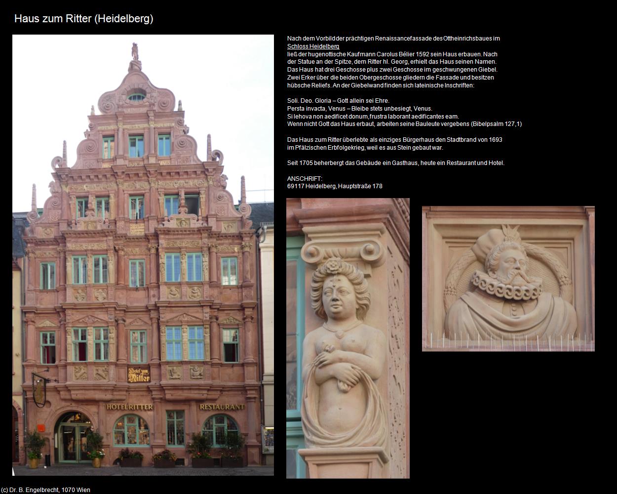 Haus zum Ritter (Heidelberg) in Kulturatlas-BADEN-WÜRTTEMBERG(c)B.Engelbrecht