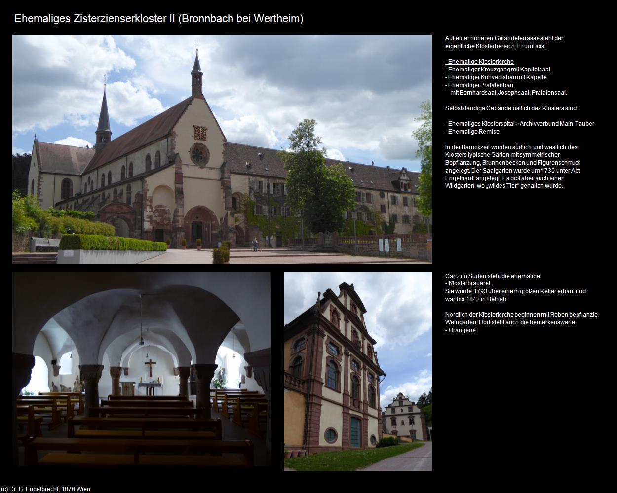 Ehem. Zisterzienserkloster II (Bronnbach bei Wertheim) in Kulturatlas-BADEN-WÜRTTEMBERG(c)B.Engelbrecht