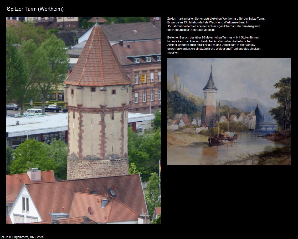 Spitzer Turm (Wertheim) in Kulturatlas-BADEN-WÜRTTEMBERG