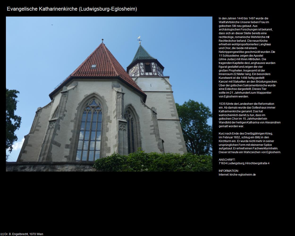 Ev. Katharinenkirche (Eglosheim) (Ludwigsburg) in Kulturatlas-BADEN-WÜRTTEMBERG