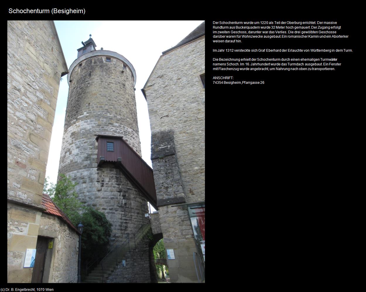 Schochenturm (Besigheim) in Kulturatlas-BADEN-WÜRTTEMBERG