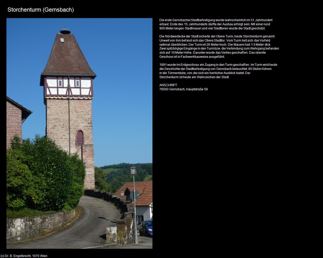 Storchenturm (Gernsbach) in Kulturatlas-BADEN-WÜRTTEMBERG