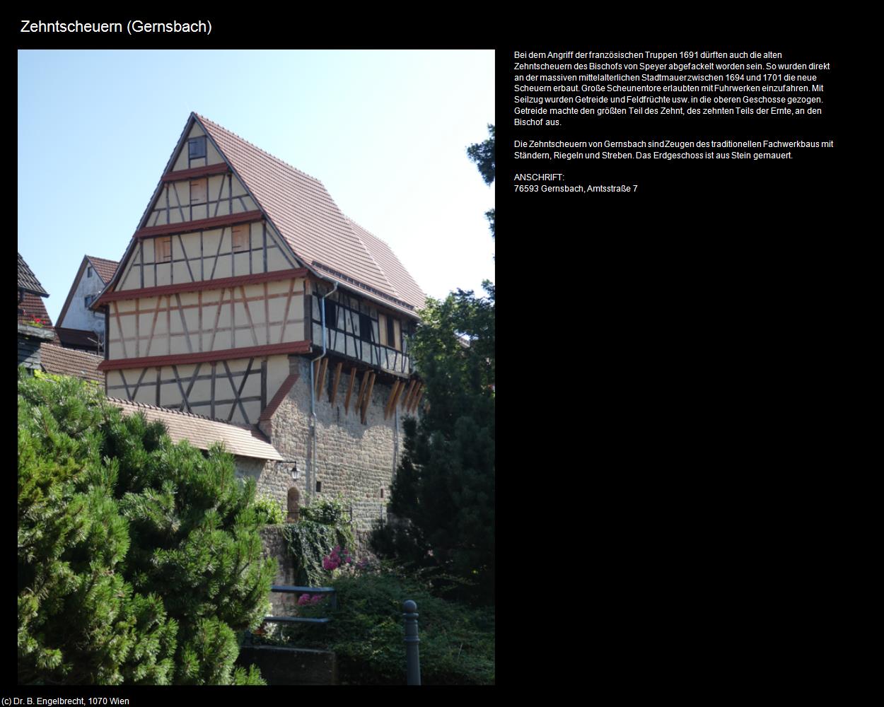 Zehntscheuern (Gernsbach) in Kulturatlas-BADEN-WÜRTTEMBERG