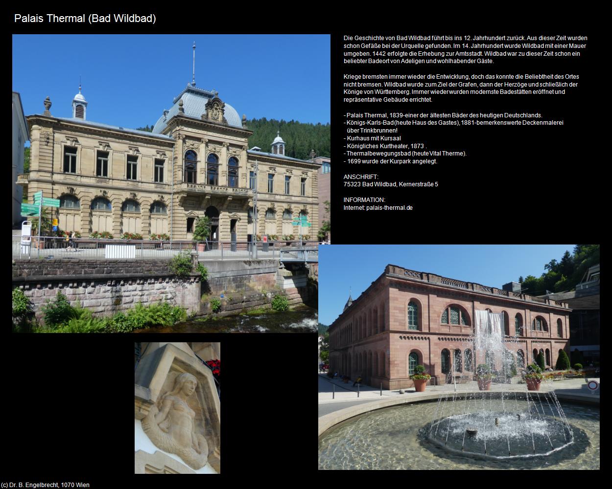 Palais Thermal (Bad Wildbad) in Kulturatlas-BADEN-WÜRTTEMBERG