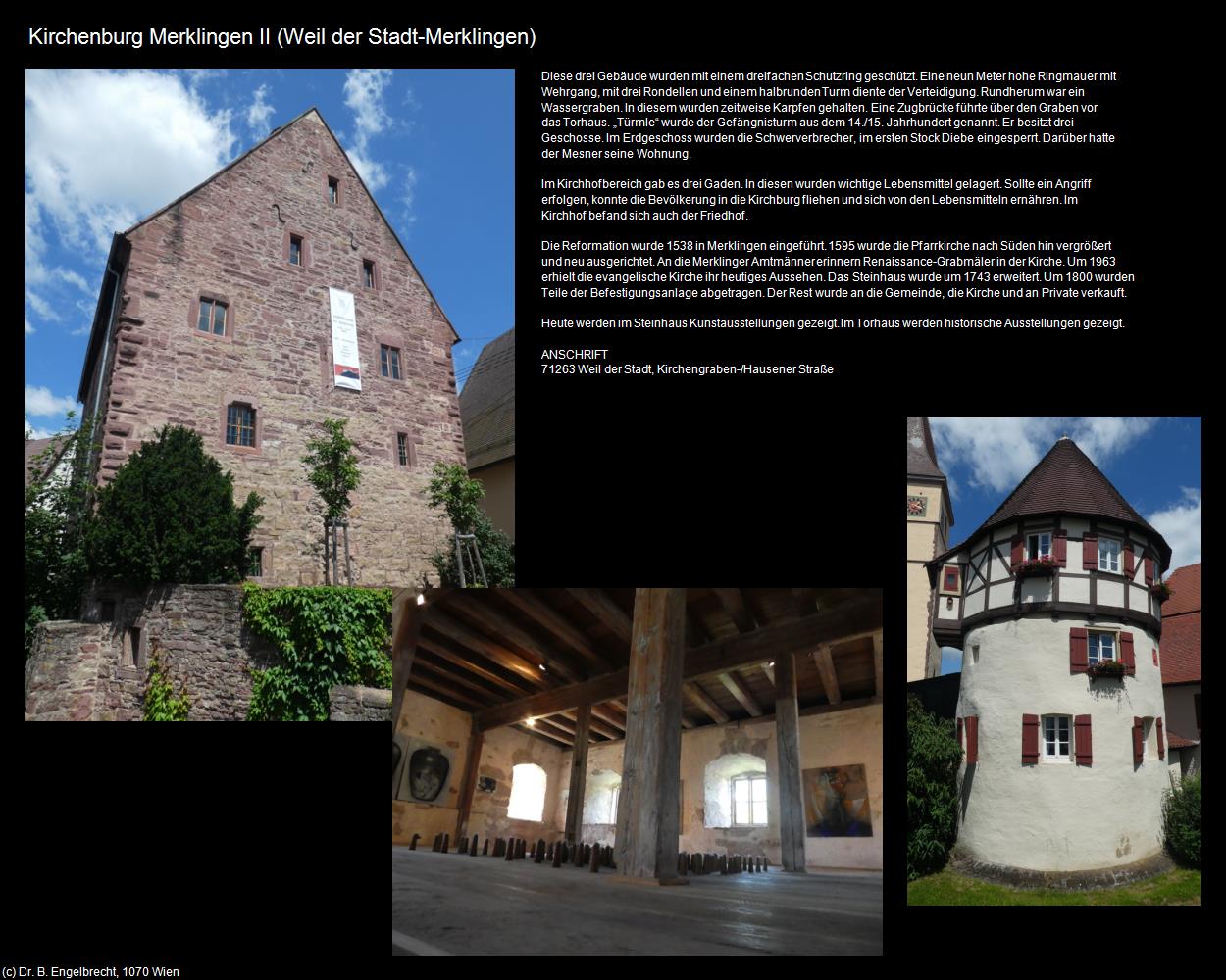 Kirchenburg II (Merklingen) (Weil der Stadt) in Kulturatlas-BADEN-WÜRTTEMBERG