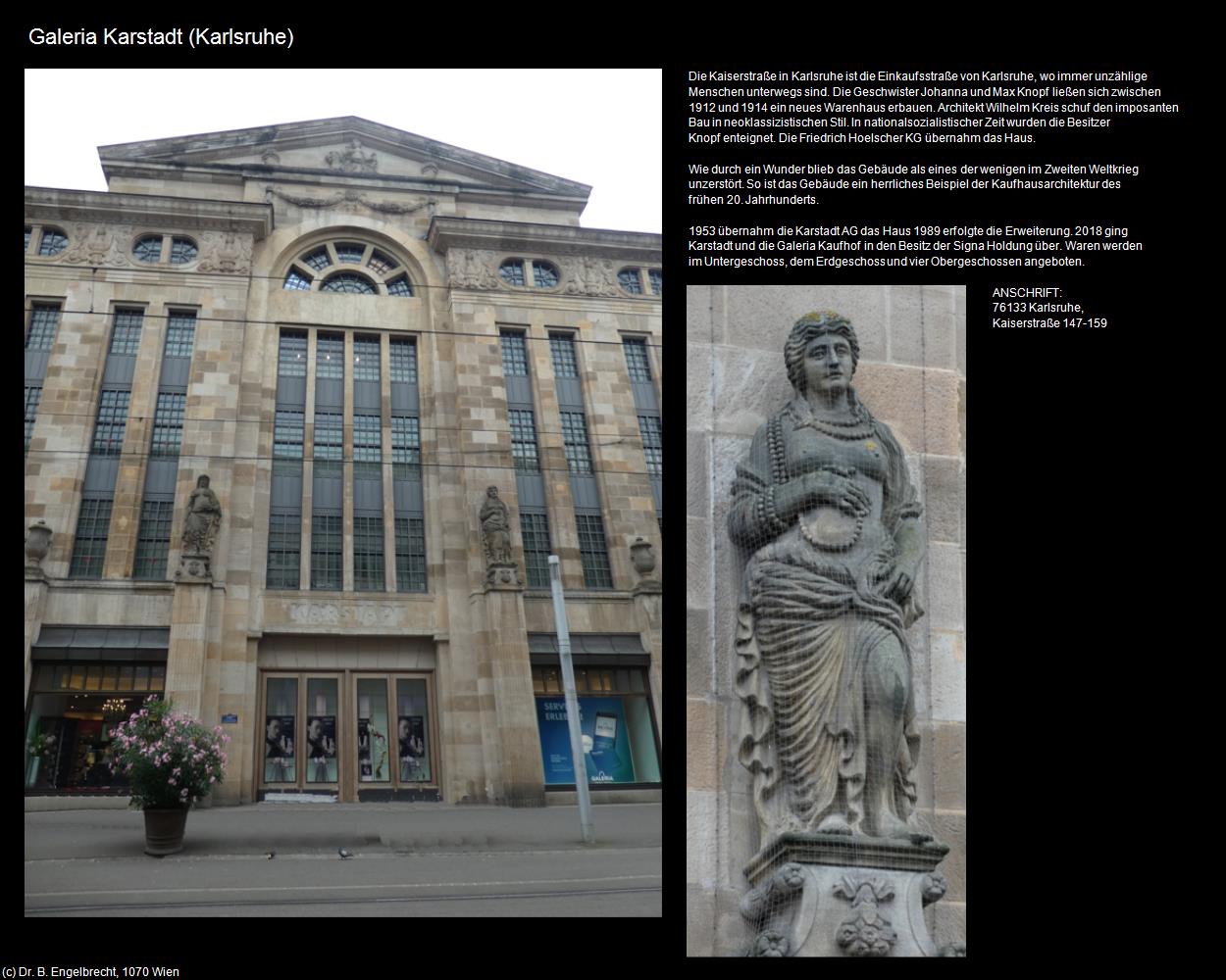 Galeria Karstadt  (Karlsruhe) in Kulturatlas-BADEN-WÜRTTEMBERG