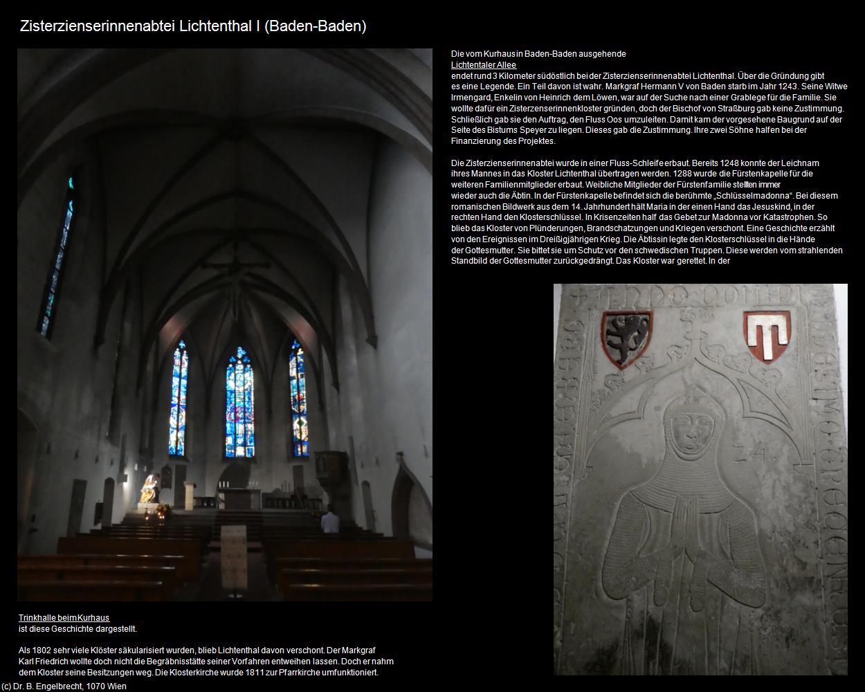 Kloster Lichtenthal I (Baden-Baden) in Kulturatlas-BADEN-WÜRTTEMBERG(c)B.Engelbrecht