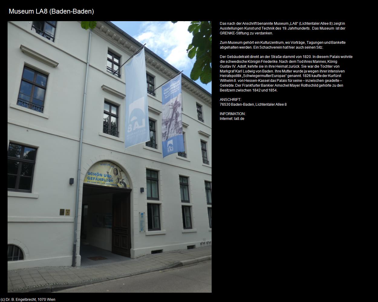 Museum LA8 (Baden-Baden) in Kulturatlas-BADEN-WÜRTTEMBERG