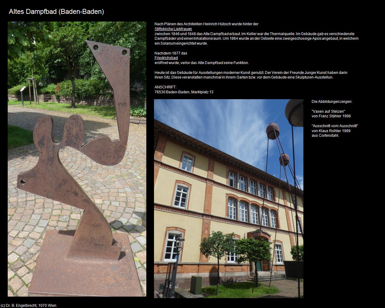 Altes Dampfbad (Baden-Baden) in Kulturatlas-BADEN-WÜRTTEMBERG(c)B.Engelbrecht