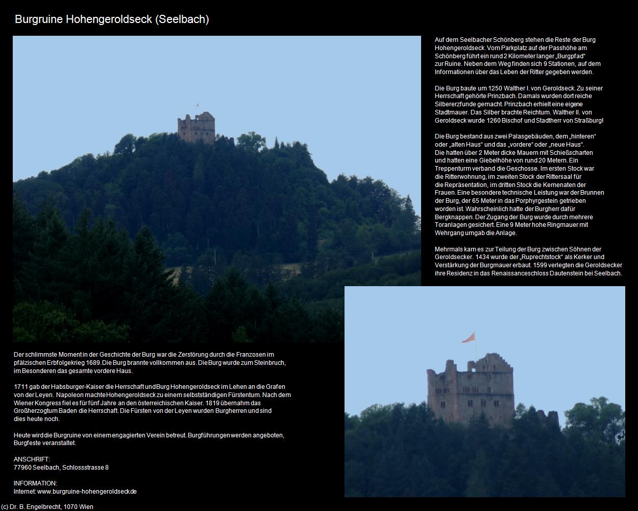 Burgruine Hohengeroldseck  (Seelbach) in Kulturatlas-BADEN-WÜRTTEMBERG