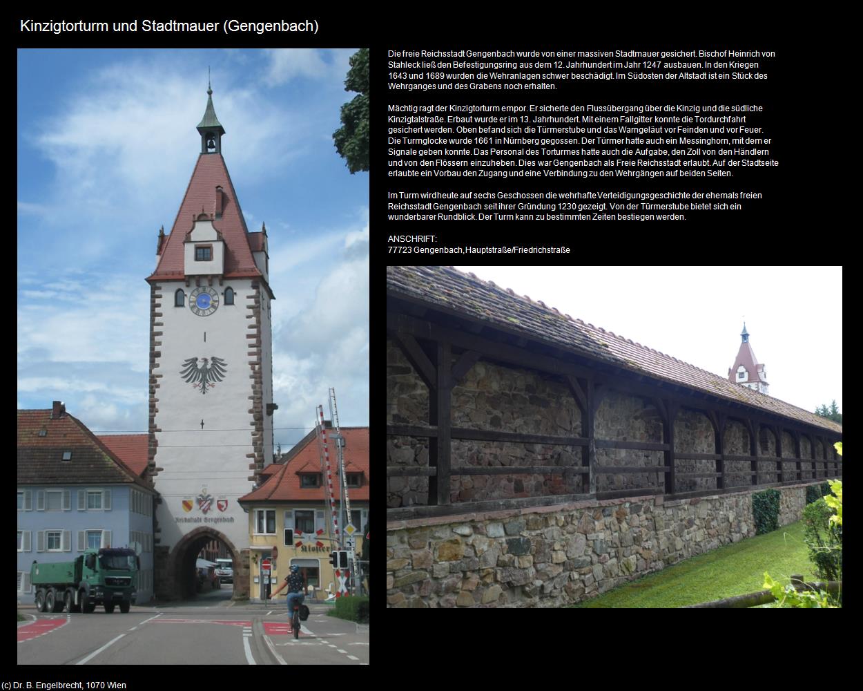 Kinzigtorturm und Stadtmauer (Gengenbach) in Kulturatlas-BADEN-WÜRTTEMBERG