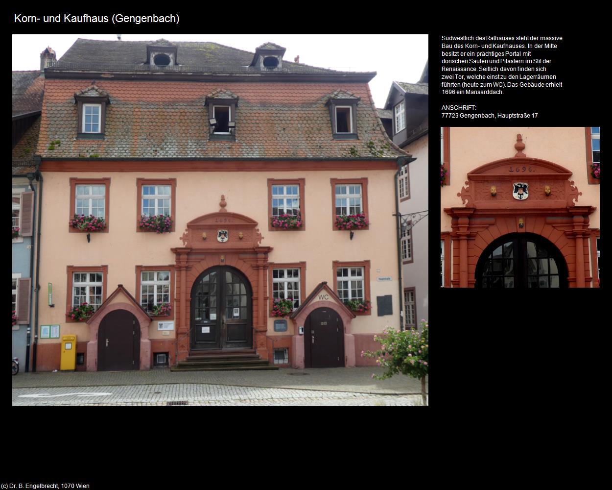 Korn- und Kaufhaus (Gengenbach) in Kulturatlas-BADEN-WÜRTTEMBERG