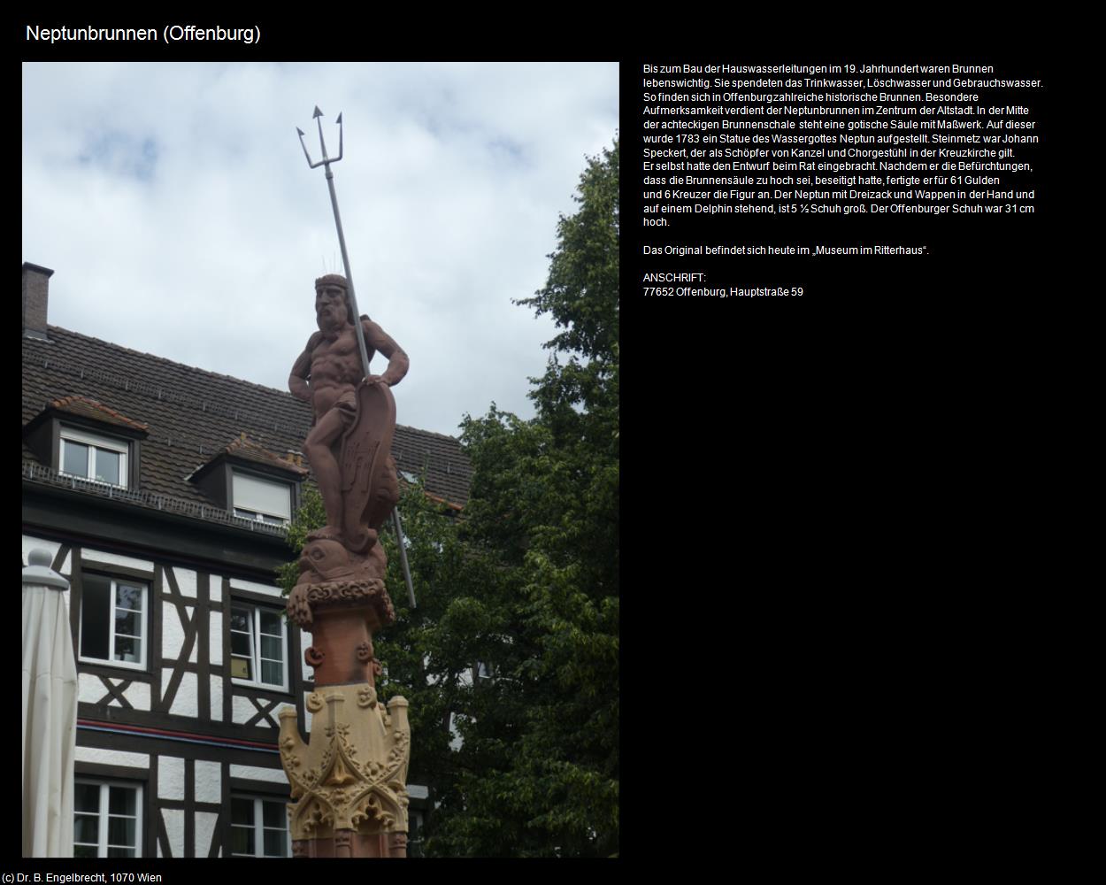 Neptunbrunnen (Offenburg) in Kulturatlas-BADEN-WÜRTTEMBERG