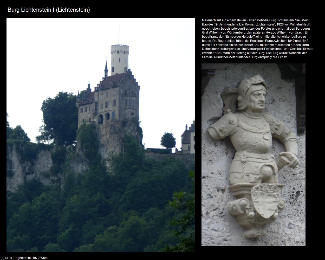 Schloss Lichtenstein I (Lichtenstein) in Kulturatlas-BADEN-WÜRTTEMBERG