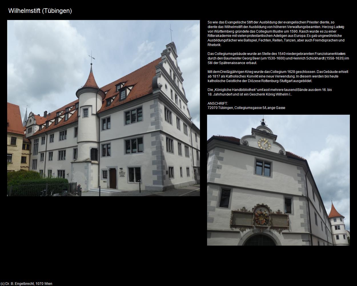 Wilhelmstift (Tübingen) in Kulturatlas-BADEN-WÜRTTEMBERG