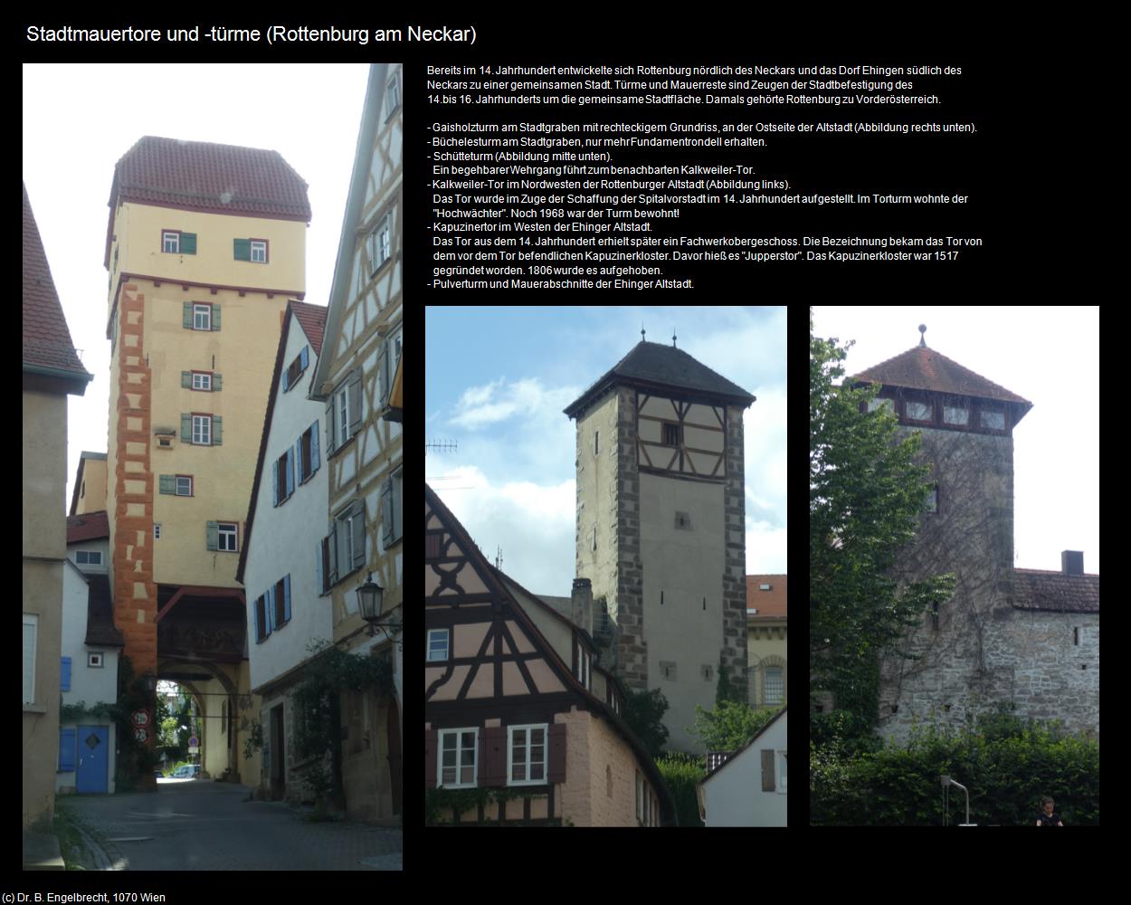 Stadtmauertore und -türme (Rottenburg am Neckar) in Kulturatlas-BADEN-WÜRTTEMBERG