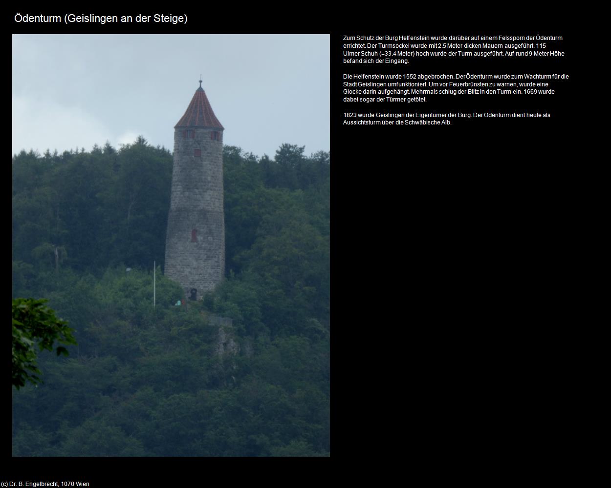 Ödenturm  (Geislingen an der Steige) in Kulturatlas-BADEN-WÜRTTEMBERG