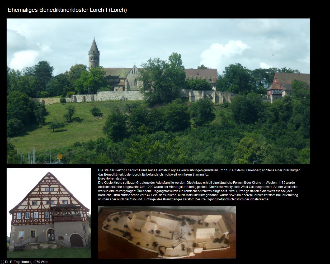 Ehem. Benediktinerkloster Lorch I     (Lorch) in Kulturatlas-BADEN-WÜRTTEMBERG(c)B.Engelbrecht