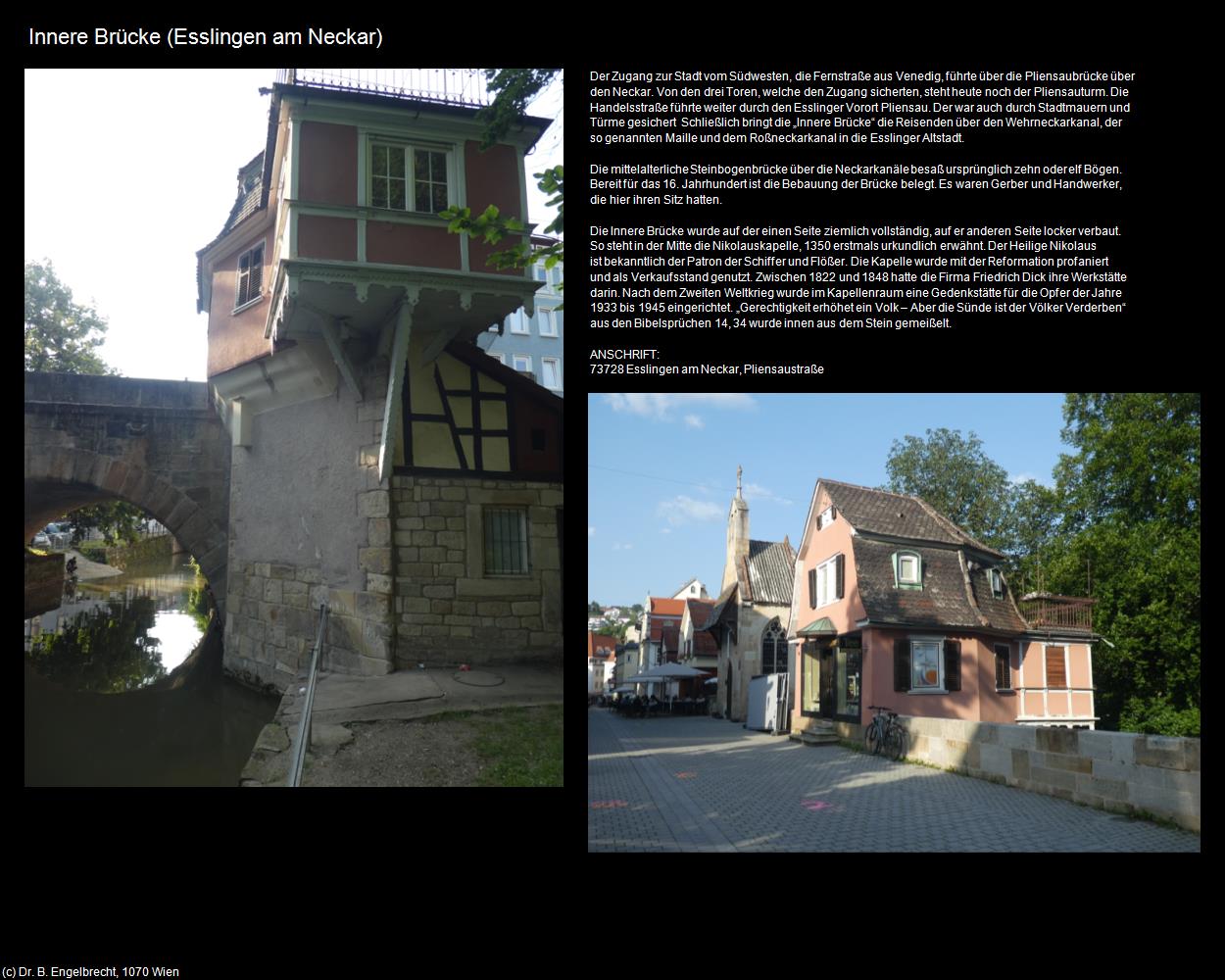 Innere Brücke (Esslingen am Neckar) in Kulturatlas-BADEN-WÜRTTEMBERG