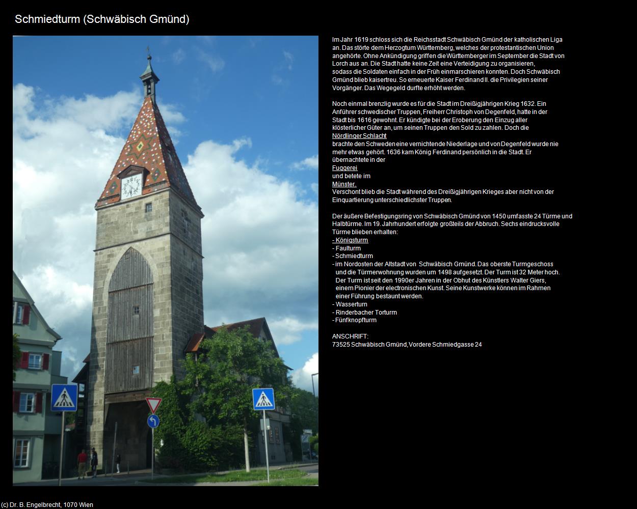 Schmiedturm  (Schwäbisch Gmünd) in Kulturatlas-BADEN-WÜRTTEMBERG(c)B.Engelbrecht