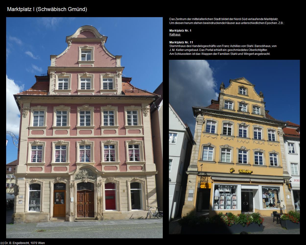 Marktplatz I      (Schwäbisch Gmünd) in Kulturatlas-BADEN-WÜRTTEMBERG(c)B.Engelbrecht