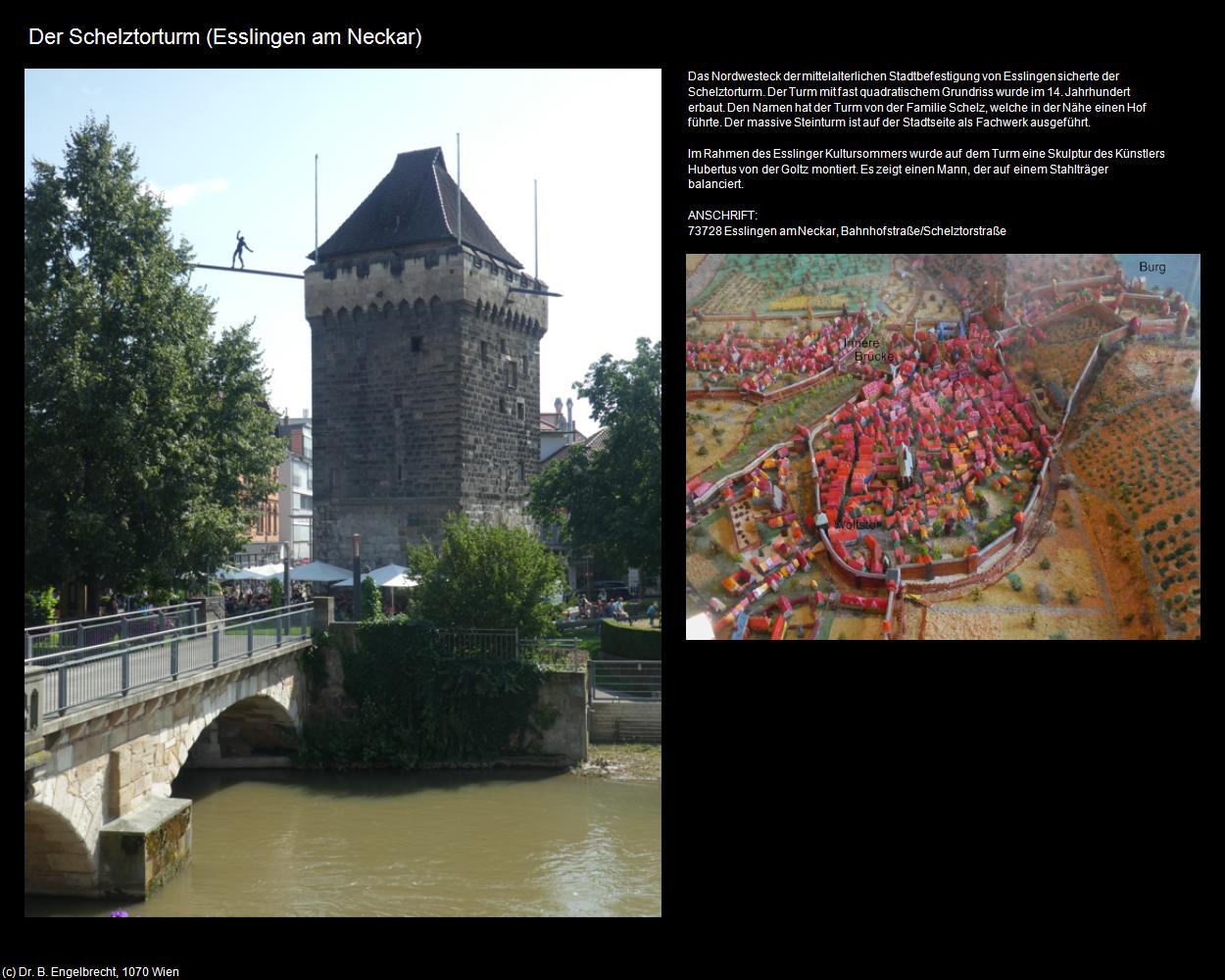 Der Schelztorturm (Esslingen am Neckar) in Kulturatlas-BADEN-WÜRTTEMBERG