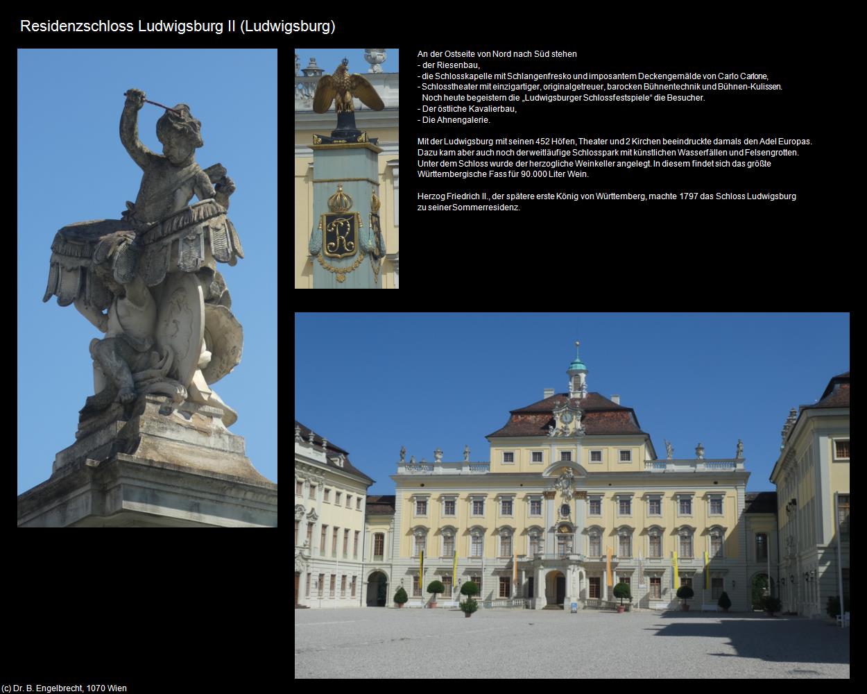 Residenzschloss Ludwigsburg II (Ludwigsburg) in Kulturatlas-BADEN-WÜRTTEMBERG