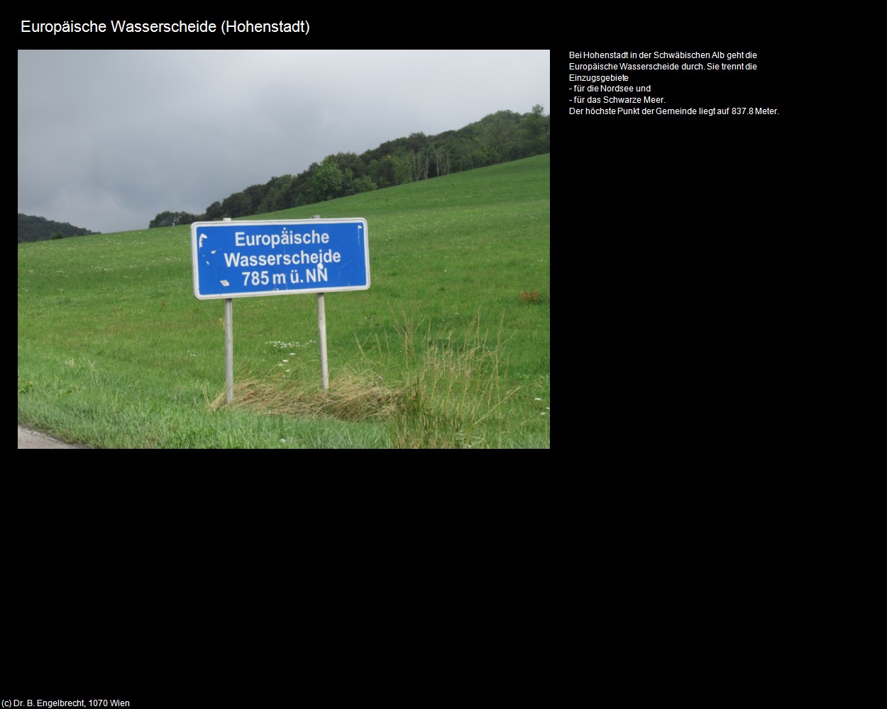 Europ&auml;ische Wasserscheide (Hohenstadt) in Kulturatlas-BADEN-W&Uuml;RTTEMBERG