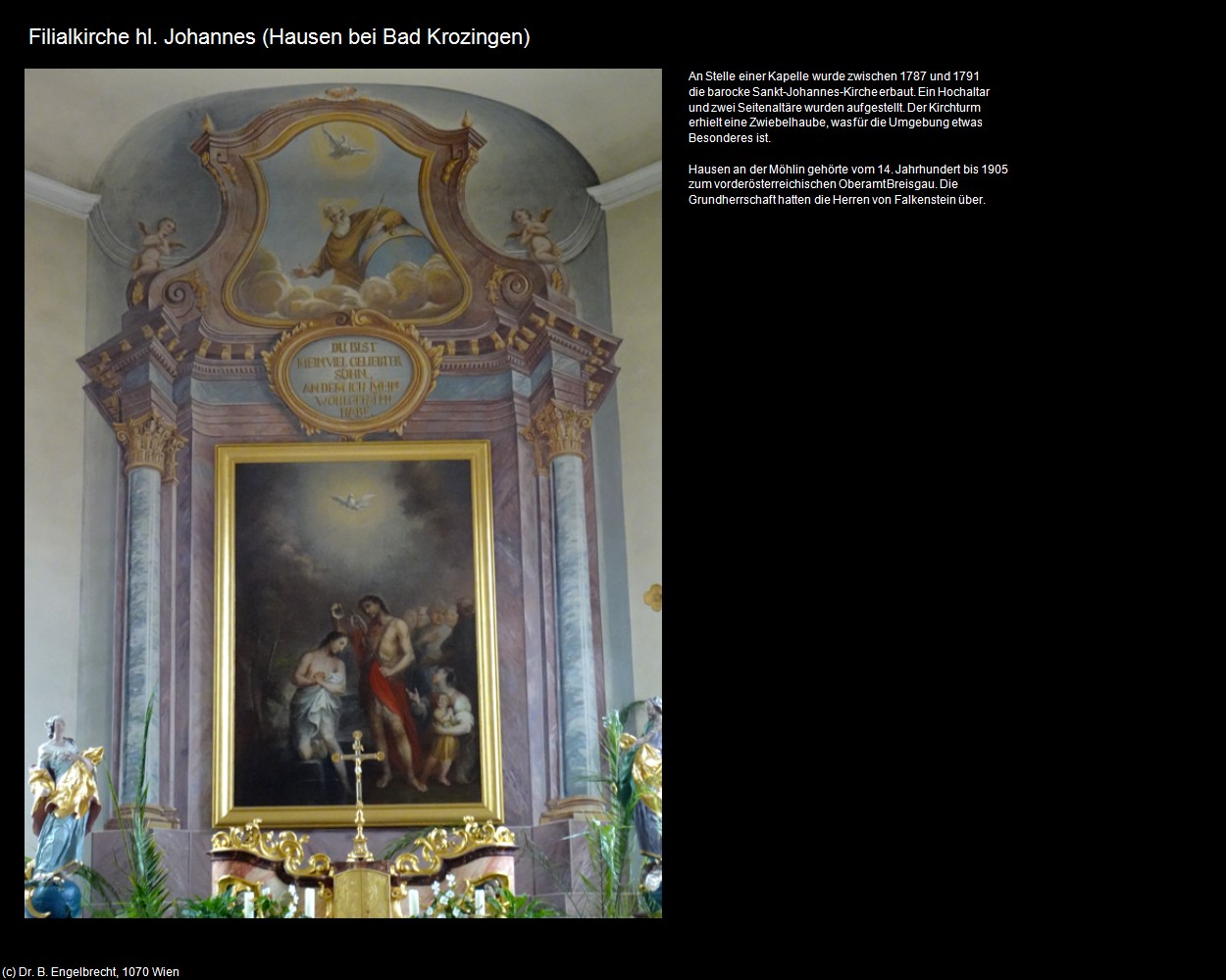 Fk. hl. Johannes (Hausen an der M&ouml;hlin) (Hausen bei Bad Krozingen) in Kulturatlas-BADEN-W&Uuml;RTTEMBERG