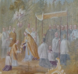 Wallfk. hl. Salvator im H&ouml;lzl  (Bogenberg bei Bogen)